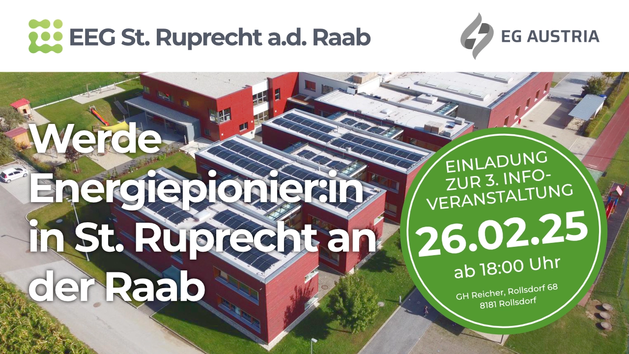 EEG St. Ruprecht, Ankündigung Informationsabend