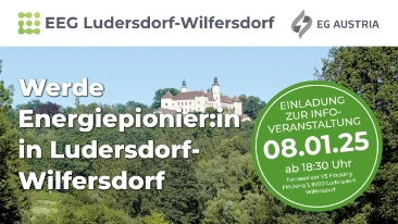 EEG Ludersdorf-Wilfersdorf, Ankündigung Informationsabend