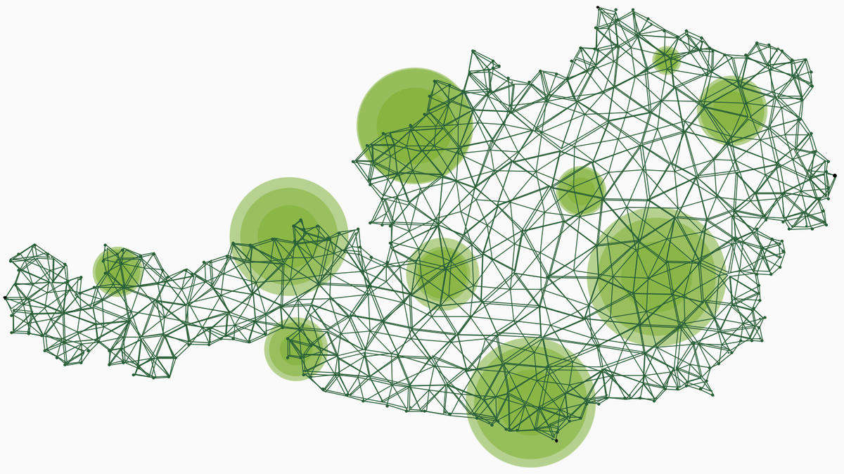 Energiegemeinschaften in der EG Austria - Vorschau Karte
